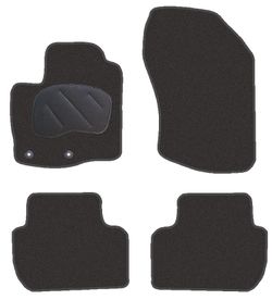 JGO. ALFOMBRAS DIAMONT JASPEADA MOD. PEUGEOT 4007 5P (07-12)  con fijación ollao para gancho - 2 pil