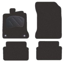 JGO. ALFOMBRAS DIAMONT NEGRA MOD. RENAULT LAGUNA III COUPE 08-12