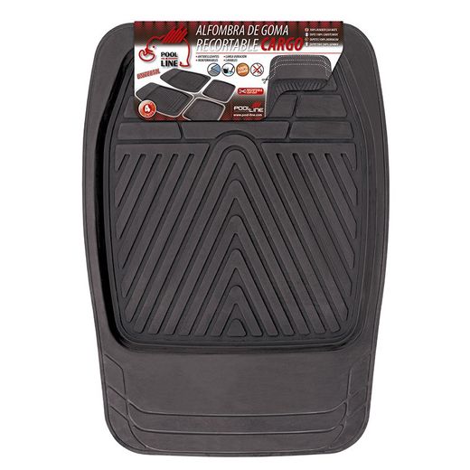JGO. TAPETES DE BORRACHA "CARGO" 4 PEÇAS
