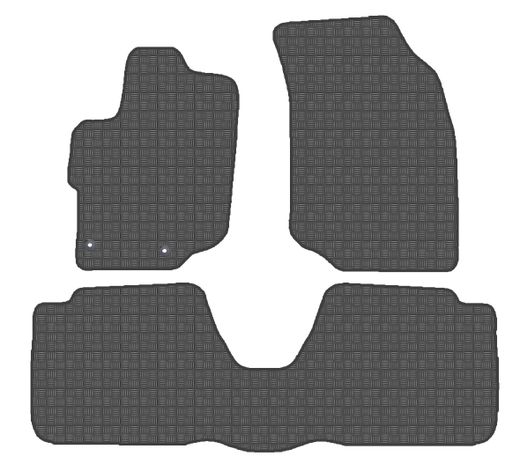 JGO. ALFOMBRAS GOMA MOD. CITROEN ELYSEE II (13-) 2F - 2P