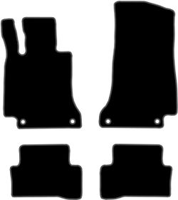 JGO. ALFOMBRAS GOMA MOD. MERCEDES CLASE C ESTATE S205