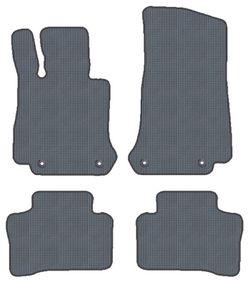 JGO. ALFOMBRAS GOMA "OFF ROAD" MOD. MERCEDES CLASE GLC  X253 5P (15-) 2F - 2P+2C