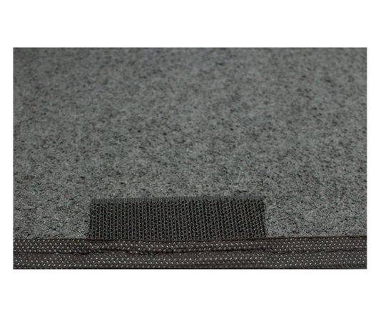 JGO. ALFOMBRAS MOQUETA "PREMIUM" NEGRA SEMIMEDIDA - FORD