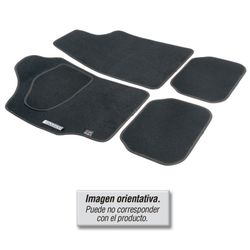 JGO. ALFOMBRAS MOQUETA "PREMIUM" NEGRA SEMIMEDIDA - SAAB..