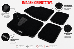 JGO. ALFOMBRAS MOQUETA "PREMIUM" NEGRA SEMIMEDIDA - SUZUKI..
