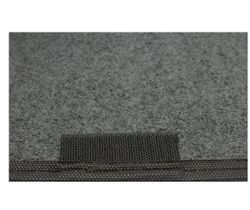 JGO. ALFOMBRAS MOQUETA "PREMIUM" NEGRA SEMIMEDIDA - VOLKSWAGEN..