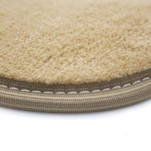 JGO. ALFOMBRAS MOQUETA "PRIVILEGE" BEIGE RIBETE BEIGE