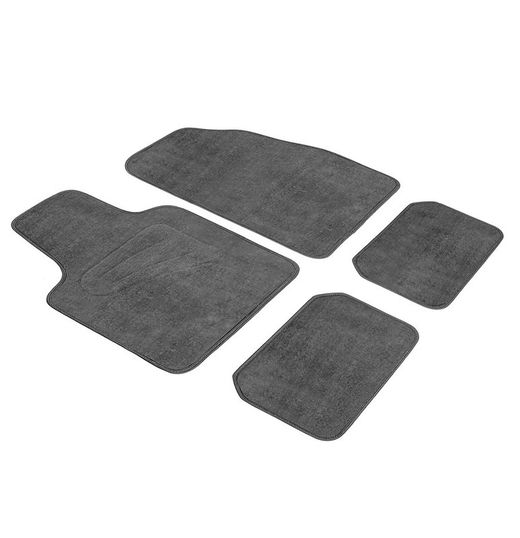 JGO.4  ALFOMBRAS MOQUETA "PRIVILEGE" GRIS CON RIBETE GRIS