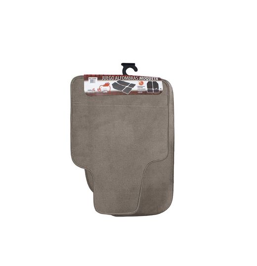 JGO.4  ALFOMBRAS MOQUETA "PRIVILEGE" GRIS CON RIBETE GRIS