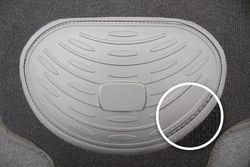 JGO. 4 ALFOMBRAS MOQUETA "SELECT" NEGRA TALONERA GOMA COLOR NEGRA