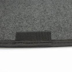 JGO. ALFOMBRAS MOQUETA "SELECT" NEGRA TALONERA MOQUETA - JEEP