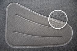 JGO. ALFOMBRAS MOQUETA "SELECT" NEGRA TALONERA MOQUETA - MITSUBISHI