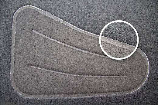 JGO. ALFOMBRAS MOQUETA "SELECT" NEGRA TALONERA MOQUETA - OPEL