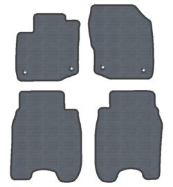 JGO. ALFOMBRAS "OFF ROAD" MOD.   HONDA CIVIC ( 12- ) con fijación específica botón -