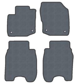 JGO. ALFOMBRAS "OFF ROAD" MOD.   HONDA CIVIC ( 12- ) con fijación específica botón -