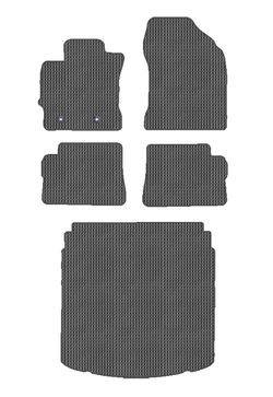 JGO. TAPETES "OFF ROAD" MOD. TOYOTA AURIS II TOURING SPORTS E180 (2015-) / 2F+M