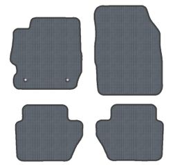 JGO. ALFOMBRAS "OFF ROAD" NEGRA MOD. FORD KA+ (2016-) 2F- 2P