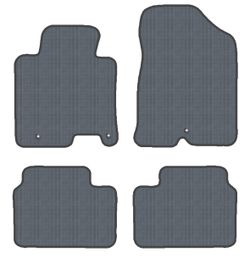 JGO. ALFOMBRAS "OFF ROAD" NEGRA MOD. KIA CEE'D II (JD) (15-18) 2F - 2P+1C