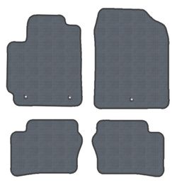 JGO. ALFOMBRAS "OFF ROAD" NEGRA MOD. KIA PICANTO III JA (2017-) 2F - 2P+1C