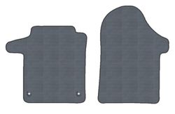 JGO. ALFOMBRAS OFF ROAD NEGRA MOD.  MERCEDES VITO W447 (14-)  ZONA DELANTERA con fijación