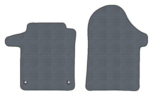 JGO. ALFOMBRAS OFF ROAD NEGRA MOD. MERCEDES VITO W447 (14-) ZONA DELANTERA con fijación