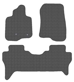 JGO. TAPETES "OFF ROAD" PRETO MOD. MITSUBISHI MONTERO / PAJERO (IV) (V80) (2007-)