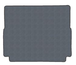 JGO. ALFOMBRAS "OFF ROAD" NEGRA MOD.  OPEL GRANDLAND X (2017-) Zona Maletero