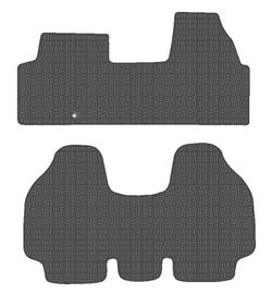 JGO. TAPETES "OFF ROAD" PRETO MOD. PEUGEOT EXPERT I (95-06) 2FP - 1P