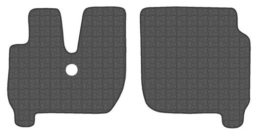 JGO. TAPETES PRETOS "OFF ROAD" MOD. IVECO HI-WAY (13-19) - 1F