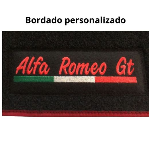 JGO. ALFOMBRAS PREMIUM NEGRA MOD. ALFA ROMEO GT