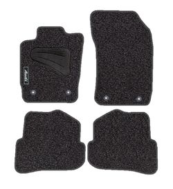 JGO. TAPETES PREMIUM MOD. AUDI A-1 (10-) com montagem de botão específico -