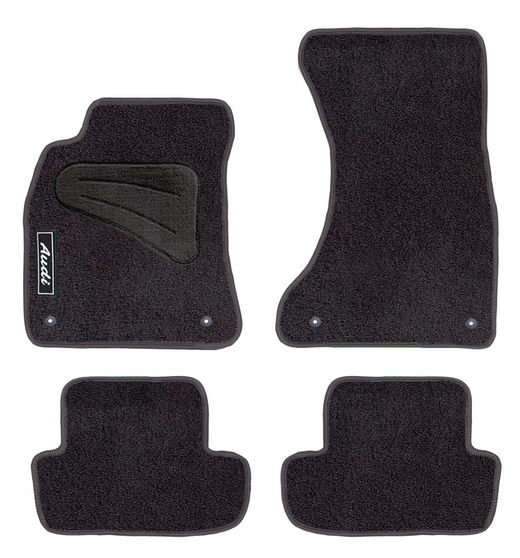 JGO. ALFOMBRAS PREMIUM NEGRA MOD.  AUDI A-5 COUPE (2007)