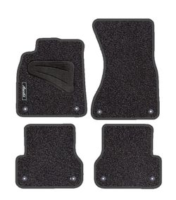 JGO. TAPETES PREMIUM MOD. AUDI A-6 ( 11- ) com montagem de botão específico -