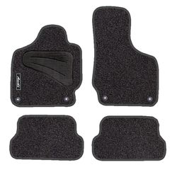 JGO. ALFOMBRAS PREMIUM NEGRA MOD.  AUDI TT 2ª SERIE (07-) con fijación específica