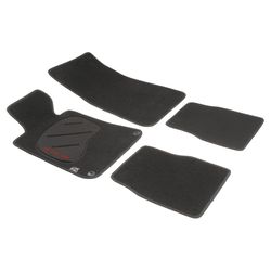 JGO. ALFOMBRAS PREMIUM NEGRA MOD.  BMW SERIE 3 E-30 (83-91) con fijación