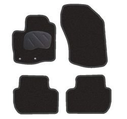 JGO. ALFOMBRAS PREMIUM NEGRA MOD.  CITROËN C-CROSER 5P (07-) con fijación ollao