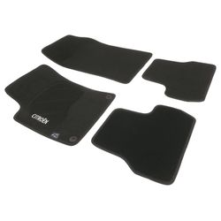 JGO. ALFOMBRAS PREMIUM NEGRA MOD.  CITROËN C3 / DS3 ( 10- ) con fijación