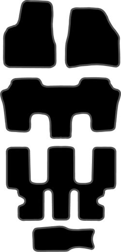 JGO. ALFOMBRAS PREMIUM NEGRA MOD.  CITROËN C8 (02-07)