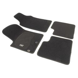 JGO. ALFOMBRAS PREMIUM NEGRA MOD.  FIAT 500 / ABARTH 500  (07-13) - 2F - 2P