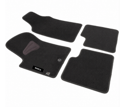 JGO. ALFOMBRAS PREMIUM NEGRA MOD. FIAT 500 / ABARTH 500 (07-13) - 2F - 2P