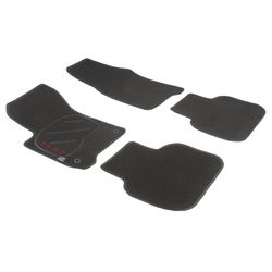 JGO. ALFOMBRAS PREMIUM NEGRA MOD.  FIAT FREEMONT ( 11- ) con fijación ollao para