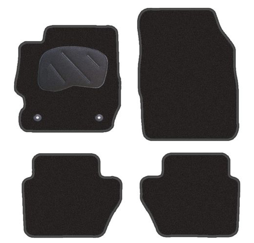 JGO. ALFOMBRAS PREMIUM NEGRA MOD.  FORD KA + (16-) 2F - 2P