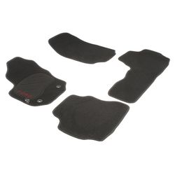 JGO. ALFOMBRAS PREMIUM NEGRA MOD.  FORD MONDEO  (07-) con fijación oval