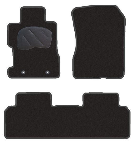 JGO. ALFOMBRAS PREMIUM NEGRA MOD. HONDA CIVIC HYBRID (2006-2011)