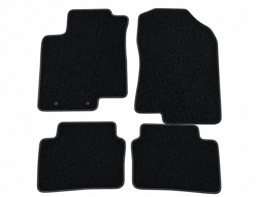 JGO. ALFOMBRAS PREMIUM NEGRA MOD.  HYUNDAI I-20 (II/GB) ACTIVE