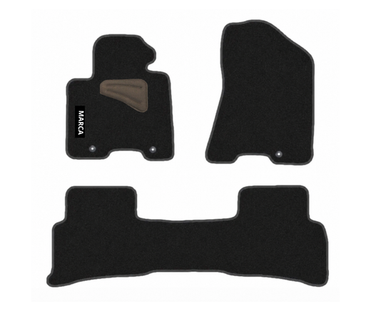 JGO. ALFOMBRAS PREMIUM NEGRA MOD. HYUNDAI TUCSON II 5P (15-20)2F - 2P+1C