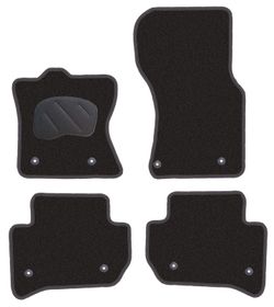 JGO. ALFOMBRAS PREMIUM NEGRA MOD.  JAGUAR F-PACE (16-) 2F - 2P+2C+4T