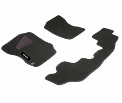 JGO. ALFOMBRAS PREMIUM NEGRA MOD. JEEP WRANGLER 1ª SERIE (87-96)