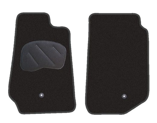 JGO. ALFOMBRAS PREMIUM NEGRA MOD. JEEP WRANGLER JK 2 PLAZAS 2007-