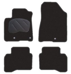 JGO. ALFOMBRAS PREMIUM NEGRA MOD. KIA NIRO ( 16- )